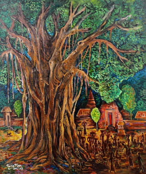 Suasana Kampung di Desa Baha